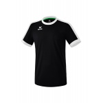 Erima Sport-Tshirt Trikot Retro Star (100% Polyester) schwarz/weiss Jungen